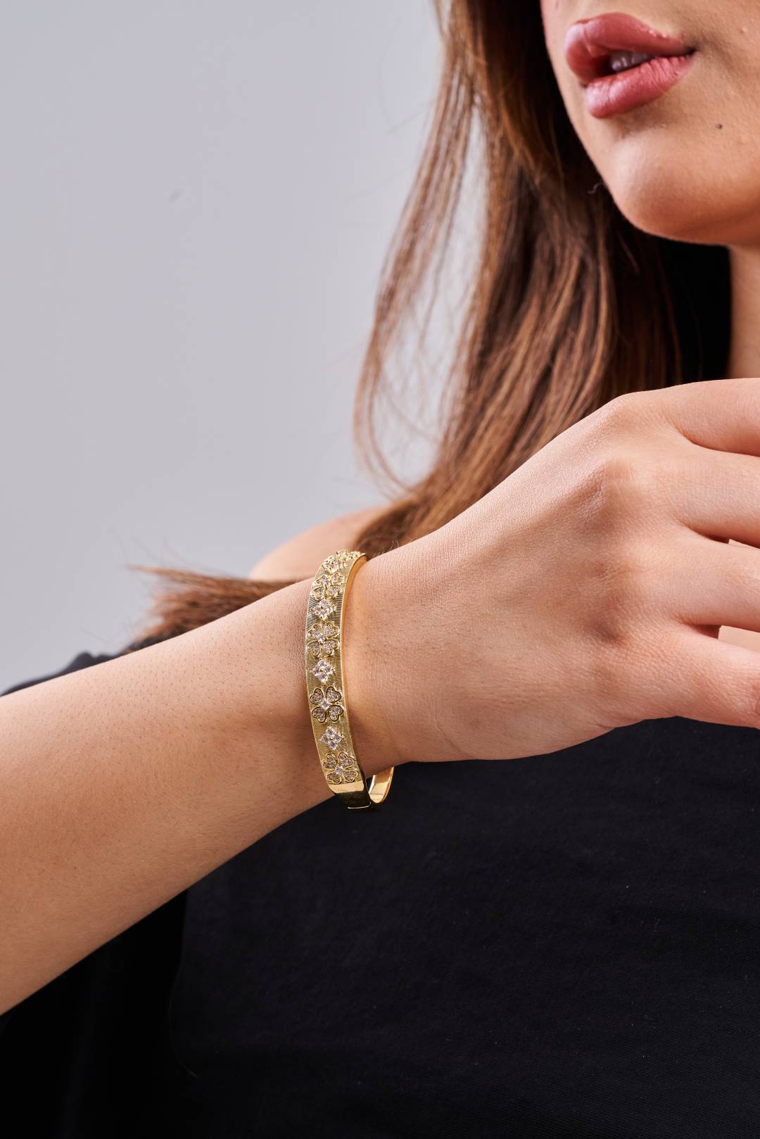 Resin Chunk Bangle