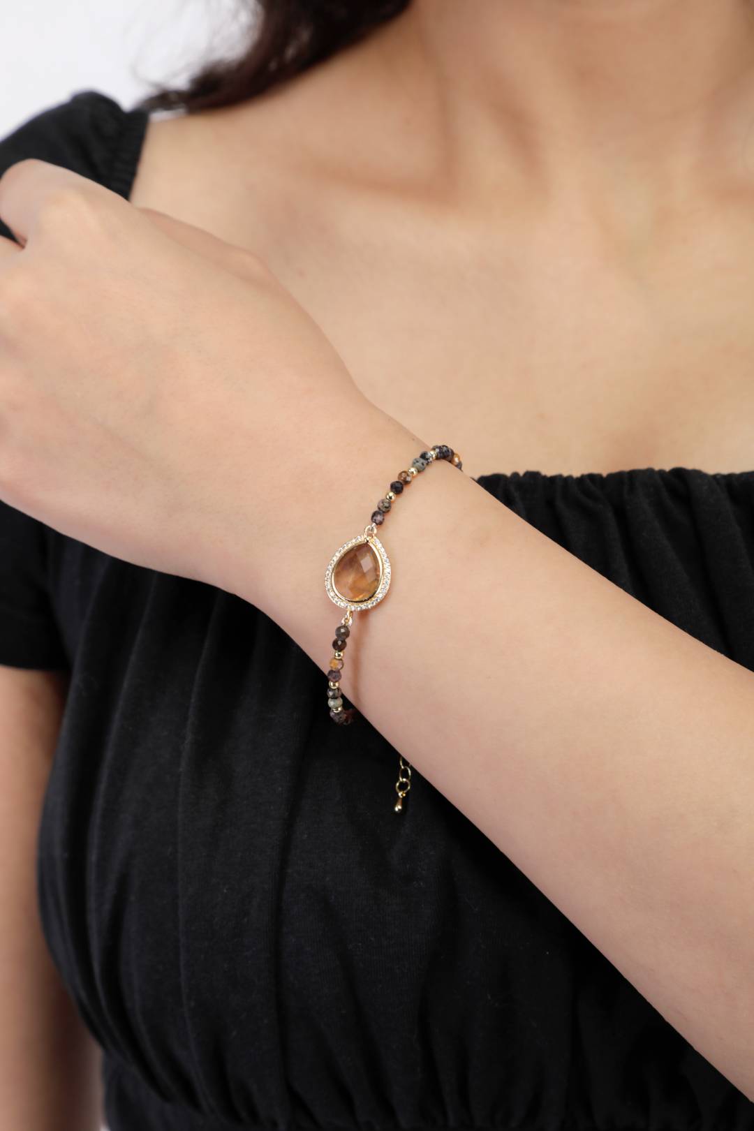 Crystal Cluster Cuff