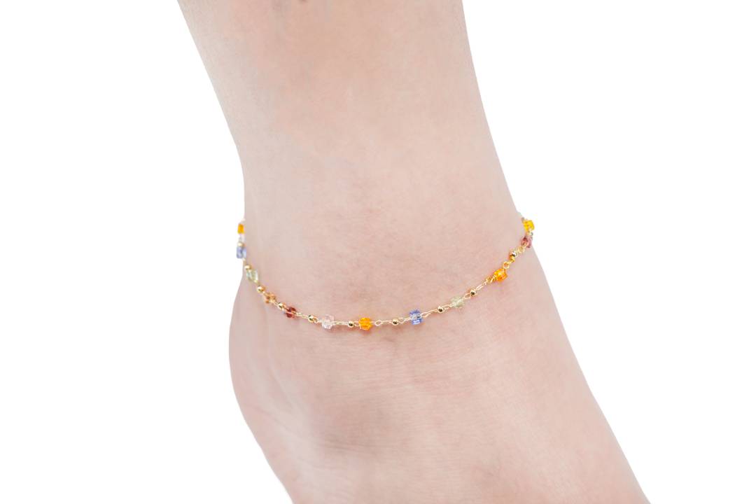 Crystal Drop Anklet
