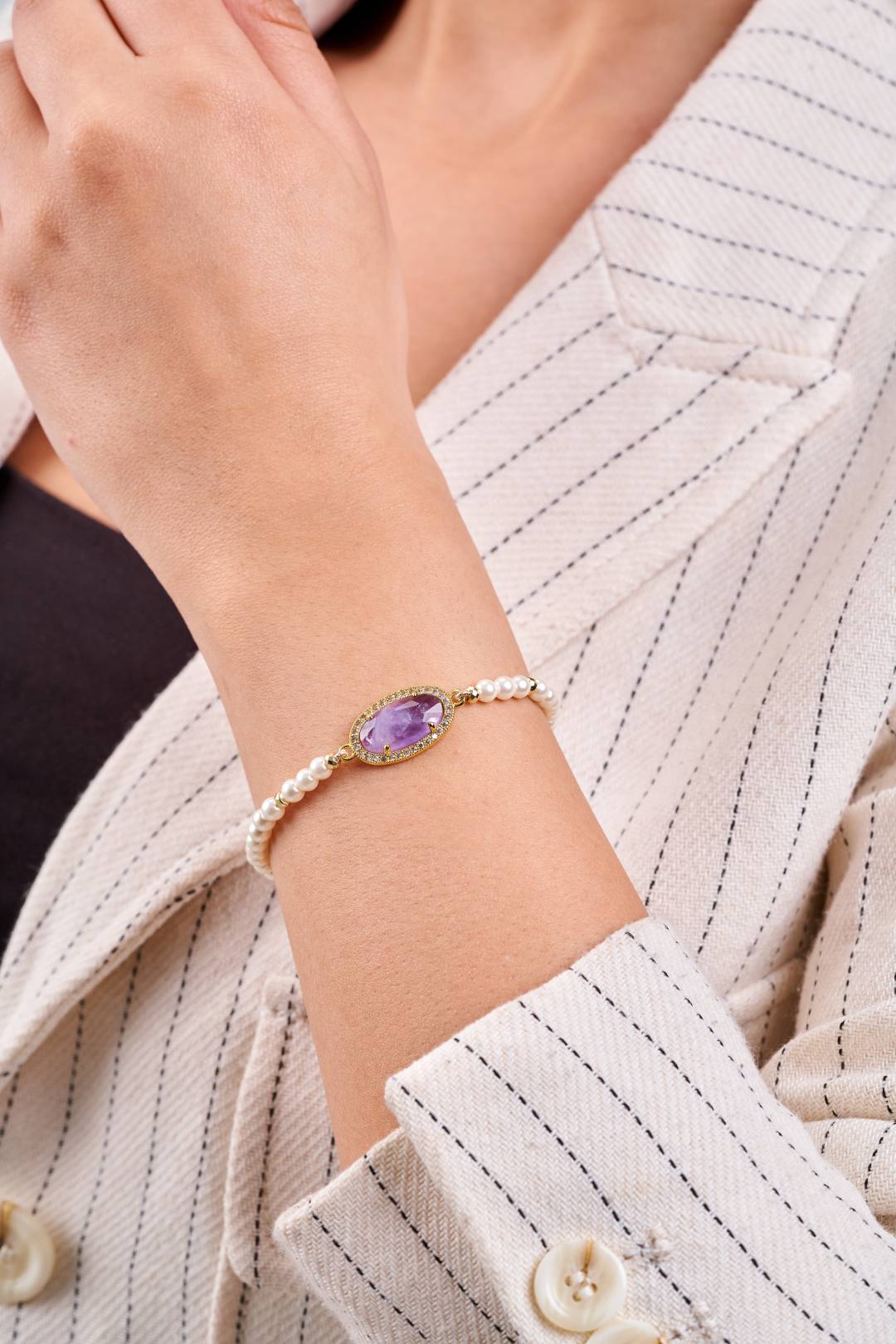 Crystal Hoop Bangle