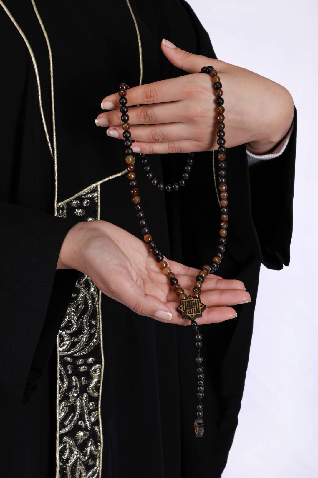 Black Geometric Misbaha