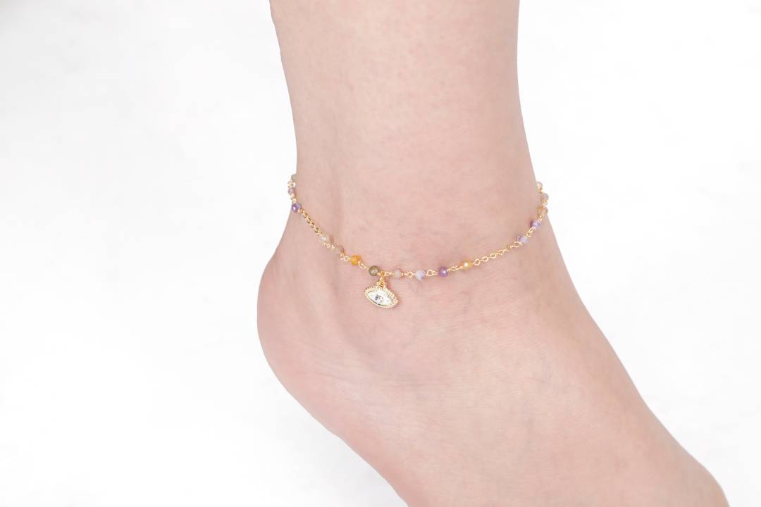 Fine Drop Anklet