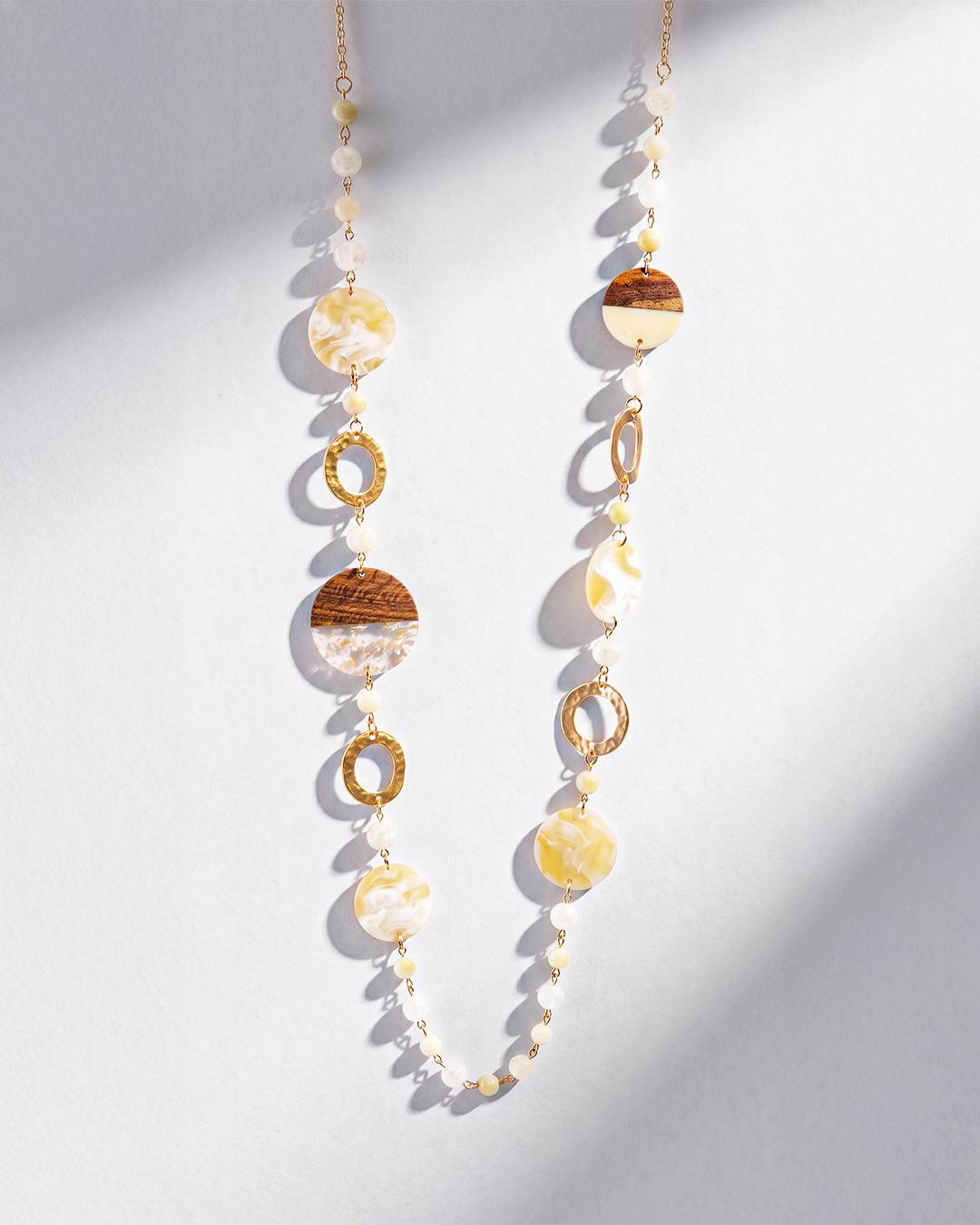 Disc Station Necklace