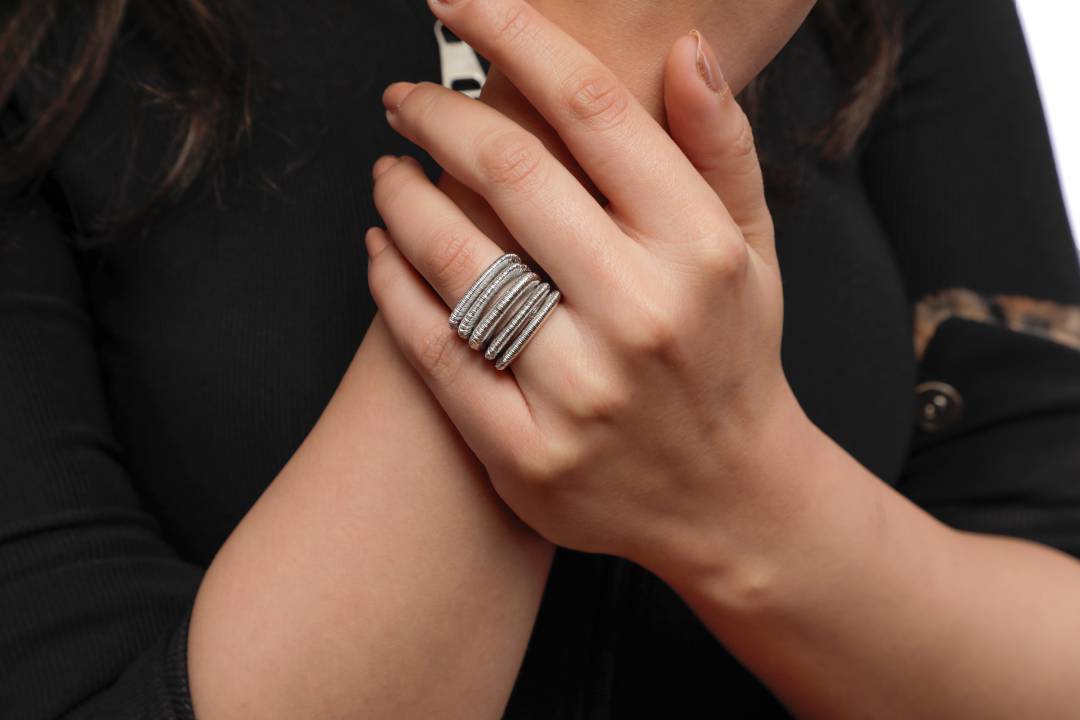 Silver Stack Rings
