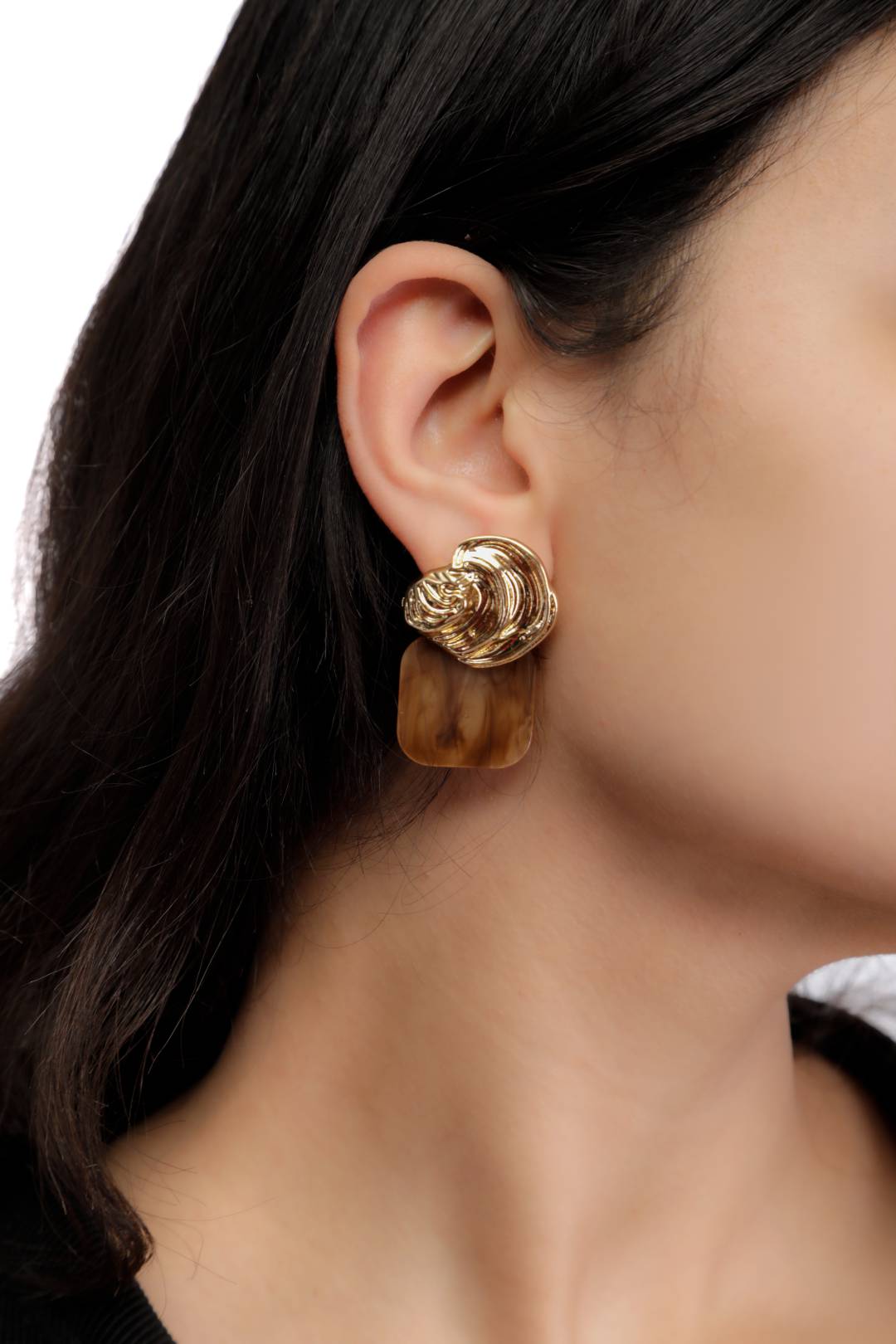 Crescent Drop Earrings