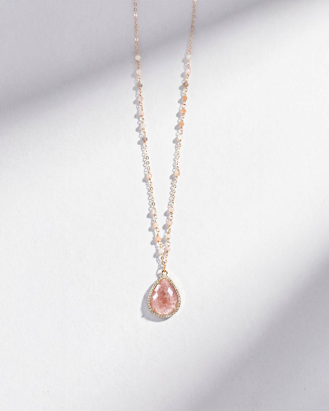 Pave Flower Pendant