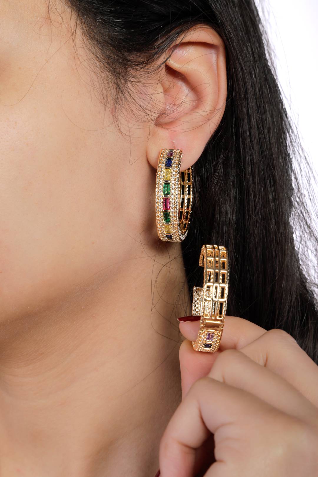 Resin Floral Studs