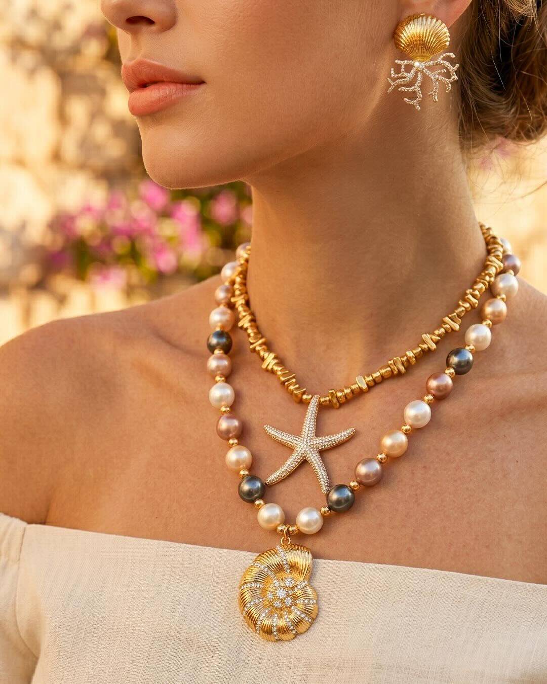 Woman with necklace