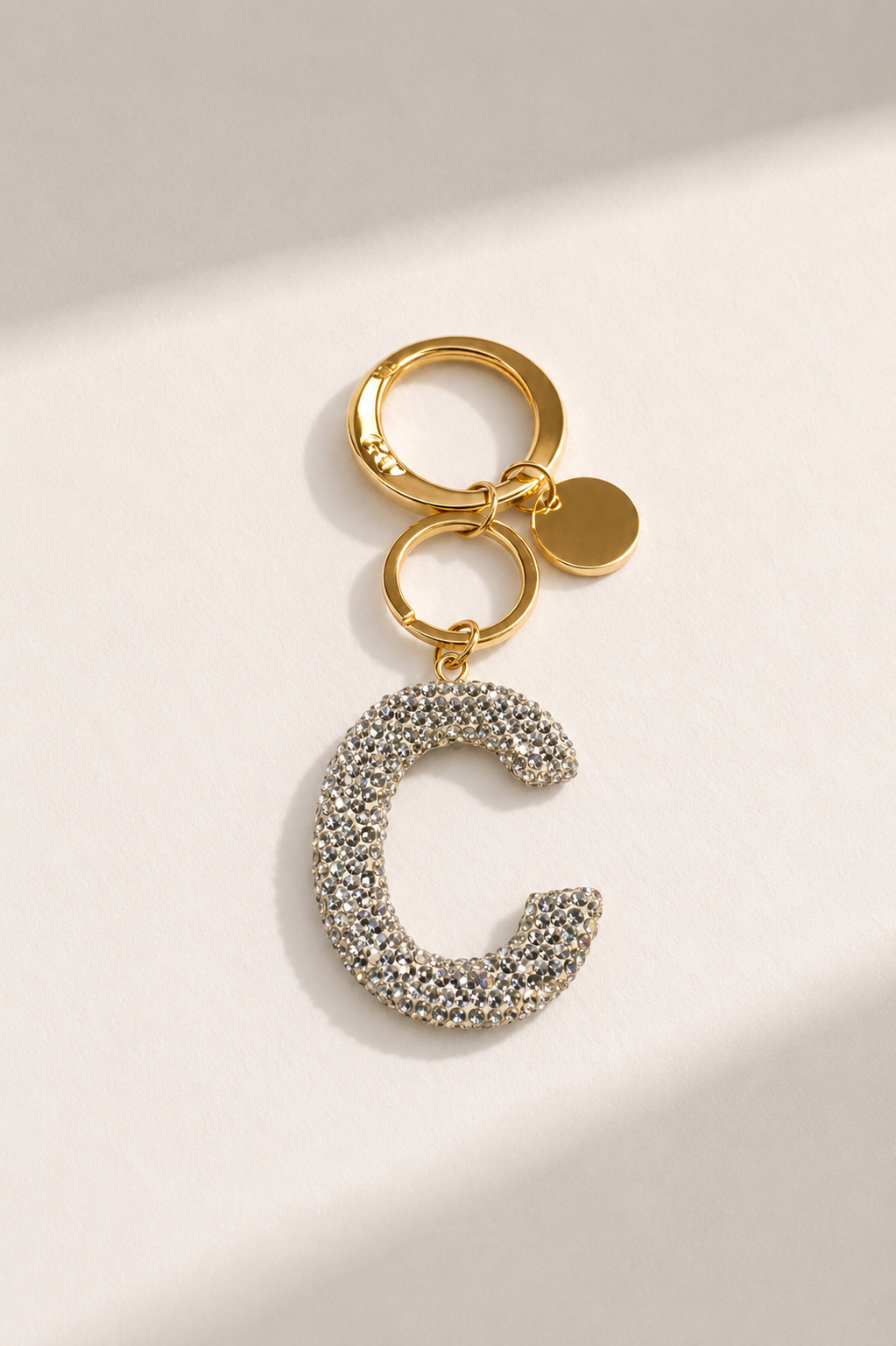 Crystal Initial Letter (C) Keychain - Image 3