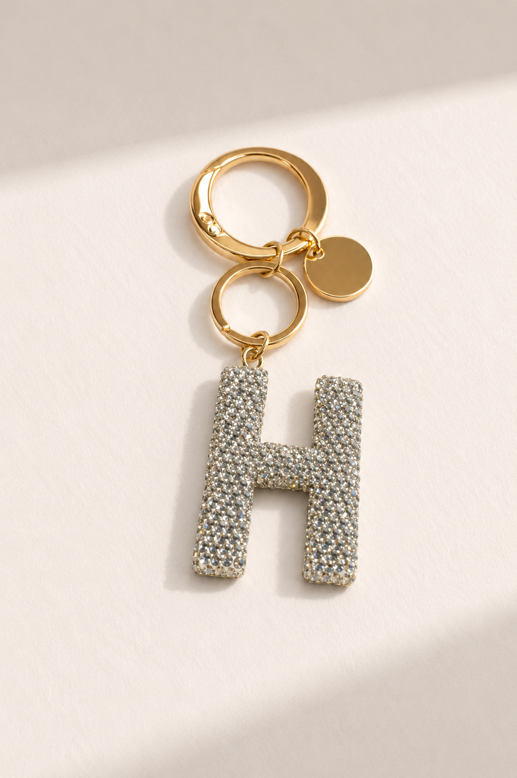 Crystal Initial Letter (H) Keychain - Image 3