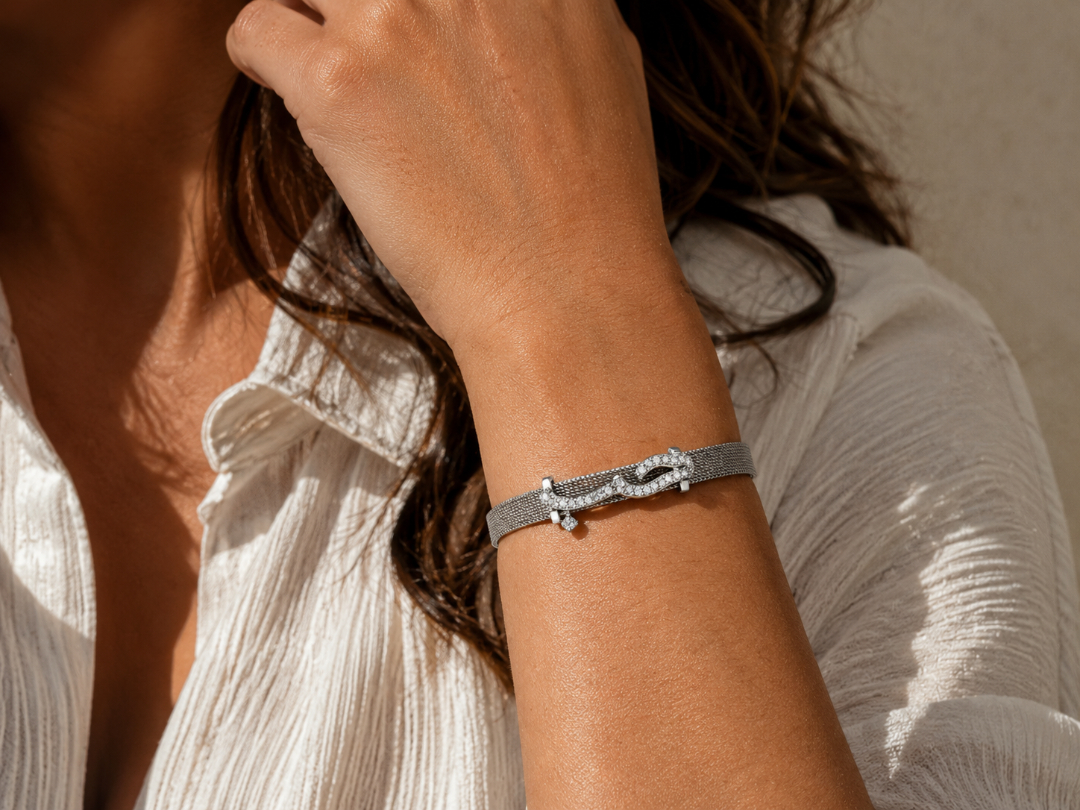 Silver Arabic “Hob” Bracelet