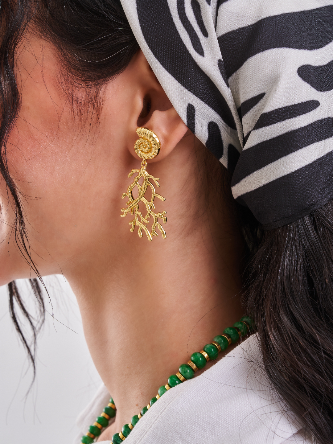 Coral Branch Earrings