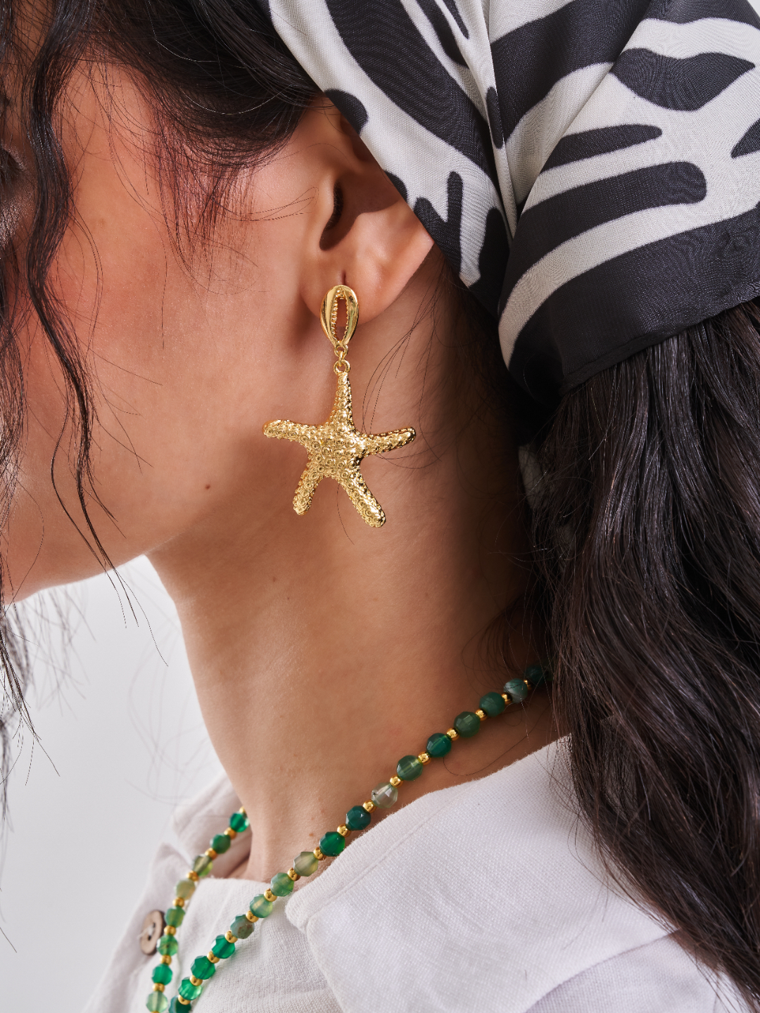 Starfish Drop Earrings