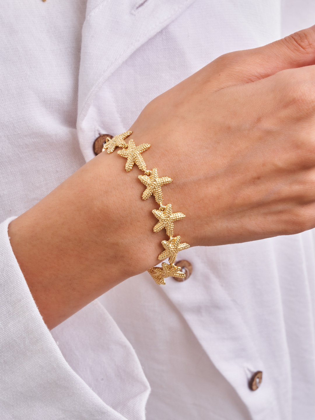 Starfish Link Bracelet
