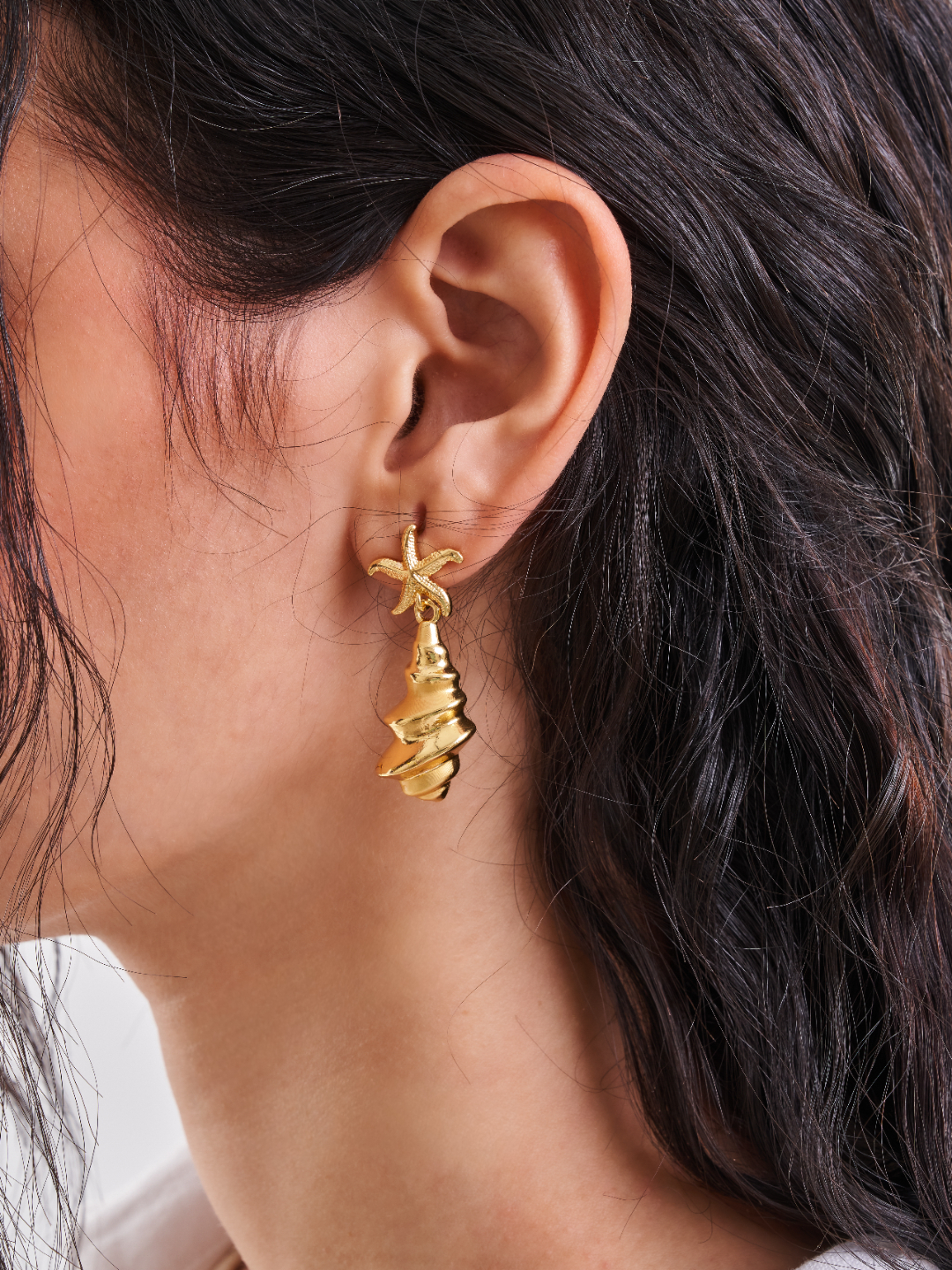 Starfish & Shell Earrings